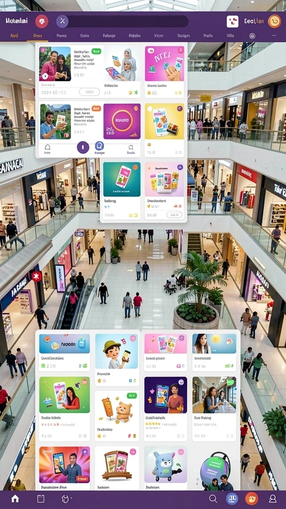 mega388 - Tampilan antarmuka pengguna yang modern dan menarik.
