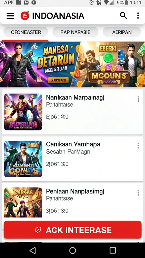 vip805 - Tampilan antarmuka pengguna yang menarik dan mudah digunakan.